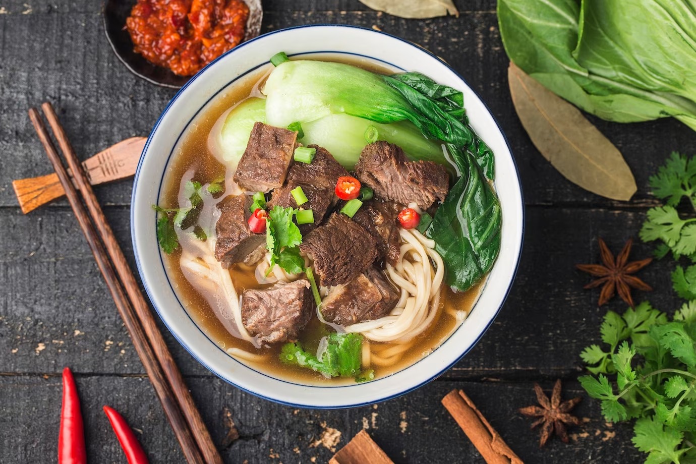 spicy-red-soup-beef-noodle-bowl