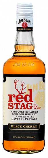 JIM BEAM RED STAG 40% 1L CHERRY