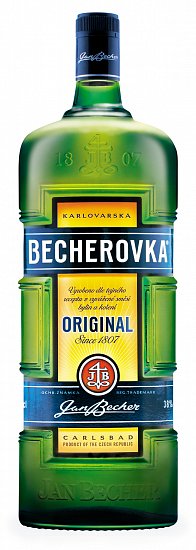 Becherovka Original 38% dřevěný box 3l