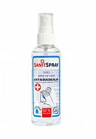 SanitSpray Antimikrobiální bezoplachový čistící sprej na ruce 100 ml