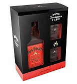 Jack Daniel's Tennessee Fire 35% 0,7l +2 sklenice