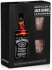 Jack Daniel's No.7 40% 0,7l +2 skleničky