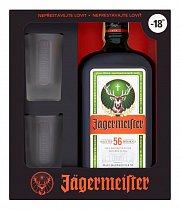 Jägermeister 35% 0,7l + 2x sklo