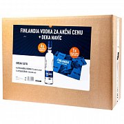 Set Finlandia 40% 4x1l Vodka + Deka