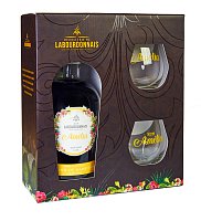 Labourdonnais Amélia 40% 0,7l + 2x skleničky (hnědá verze)