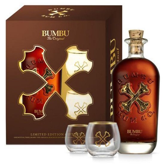 Bumbu rum 40% 0,7l se skleničkami limitovaná edice
