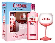 Gordon's Premium Pink Gin 37,5% 0,7 l + sklenice