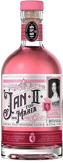 Jan II. for Maria Gin pink 37,5% 0,7l