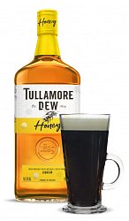 Tullamore D.E.W Honey 35% 0,7l + sklenice na irskou kávu