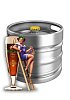 Bernard s čistou hlavou Švestka, nealkoholické pivo, 20l KEG