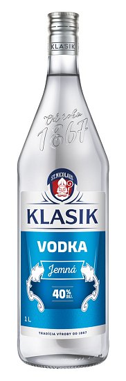 Klasik Vodka Jemná 40% 1l