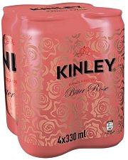 Kinley Bitter Rose 4x330ml