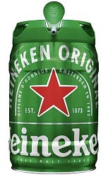 Heineken, světlý ležák, soudek 5l