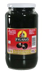 Figaro Černé olivy bez pecky ve slaném nálevu 920g