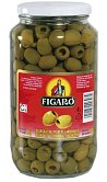 Figaro Zelené olivy bez pecky ve slaném nálevu 920g
