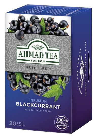 Ahmad Tea Blackcurrant / černý rybíz 20x1,8 g