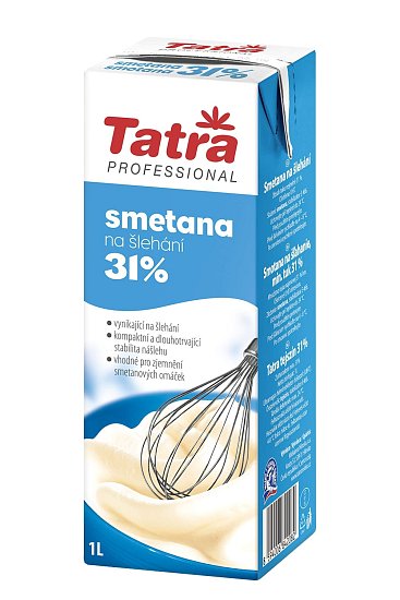 Tatra Professional Smetana na šlehání 31% 1l