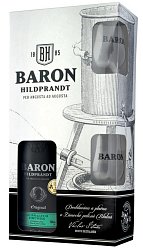 Baron Hildprandt Ze zralých hrušek 40% 0,7l + 2 skleničky