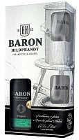 Baron Hildprandt Ze zralých hrušek 40% 0,7l + 2 skleničky
