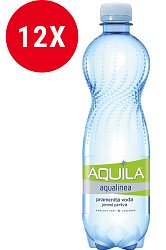 Aquila Pramenitá voda jemně perlivá 12x0,5l