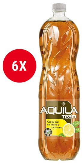Aquila Tea Zelený čaj s citronem 6x1,5l