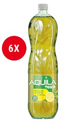 Aquila Tea Zelený čaj s citronem 6x1,5l