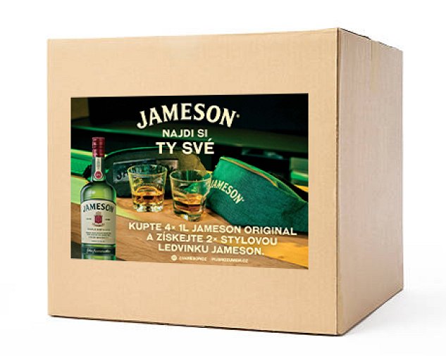 Set Jameson 4x1l + 2x ledvinka