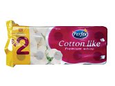 Toaletní papír 3-vrstvý Perfex Cotton like 8+2ks