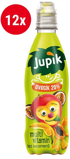 Jupík Ovocík Multivitamín 12x330ml