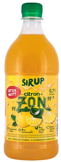 ZON Sirup Citron 0,7l