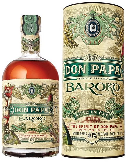 Don Papa Baroko 40% 0,7l+ (tuba)