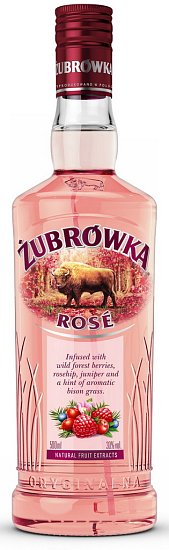 Zubrowka Rosé Vodka 30% 0,5l