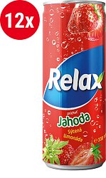 Relax 100% jahoda 12x330ml