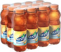 Nestea Černý čaj broskev 12x0,5l