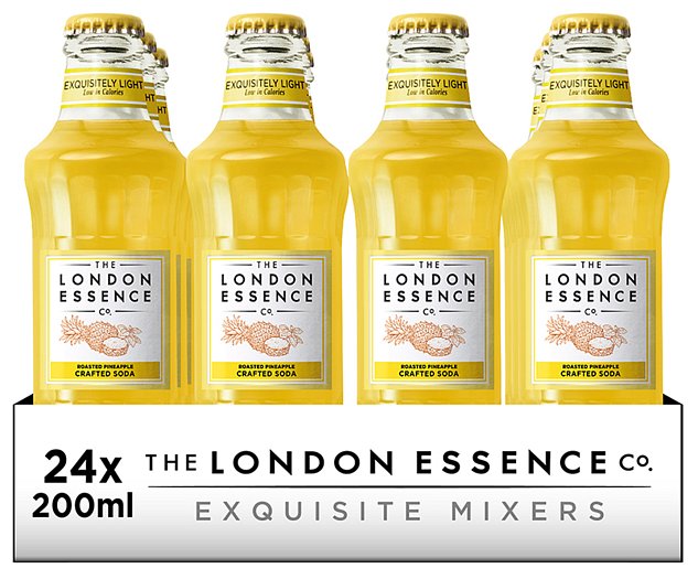 The London Essence Roasted Pineapple Crafted Soda 24x0,2l