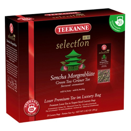 Teekanne Selection Sencha Morgenblüte čaj 20x4g