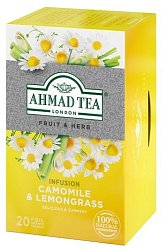 Ahmad Camomile & Lemongrass čaj 20x1,5g