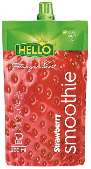 Hello Smoothie Jahoda 10x0,2l