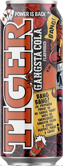Tiger Energy Gangsta Cola 12x500ml
