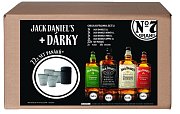 Jack Daniel's set 4x 1l + panáky