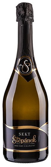 Sekt Veltlínské zelené Extra Brut Štěpánek 0,75l