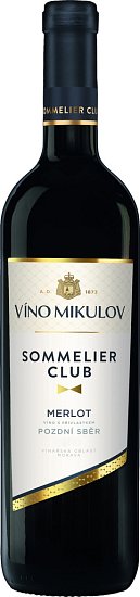 Víno Mikulov Merlot 0,75l