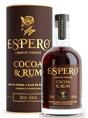 Ron Espero Cocoa & Rum 40% 0,7l (tuba)