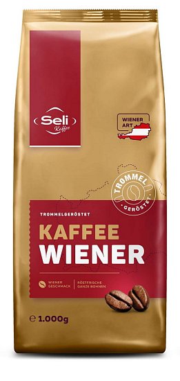 Zrnková káva Seli Kaffee Wiener, 1kg