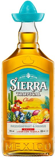 Tequila Sierra Tropical Chilli 18% 1l