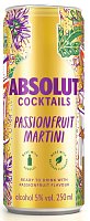 Absolut Cocktail Passion Fruit Martini 5% 12x250ml