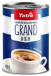 Tatra Grand kondenzované neslazené plnotučné mléko 9% 410g