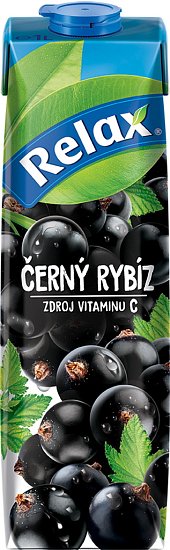 Relax džus černý rybíz 1l