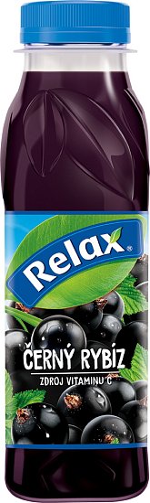 Relax 100% černý rybíz 12x0,3l