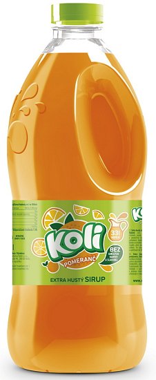 Koli Sirup Extra Hustý Pomeranč 3l